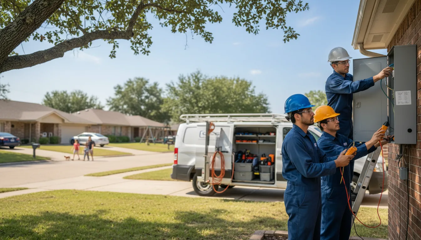 Certified electrician providing emergency electrical services in Annandale, MN
